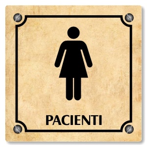 WC ženy pacienti, 148x148mm, pergamen, Kansas